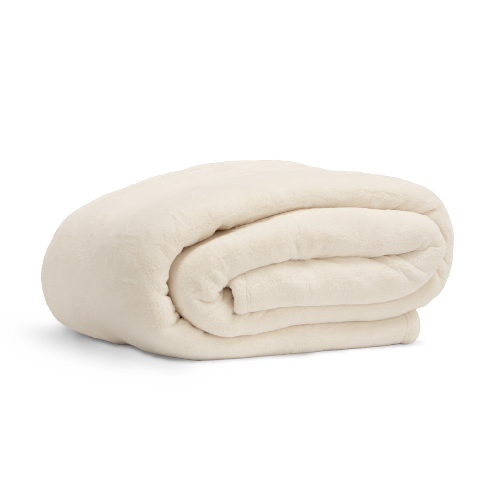 Jennifer Adams Cloud Blanket Queen Full Ivory